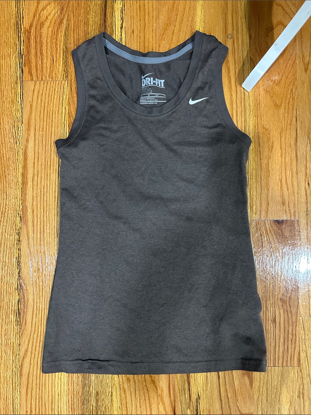 Nike army green Dri-FIT Tank Top with White Swoosh